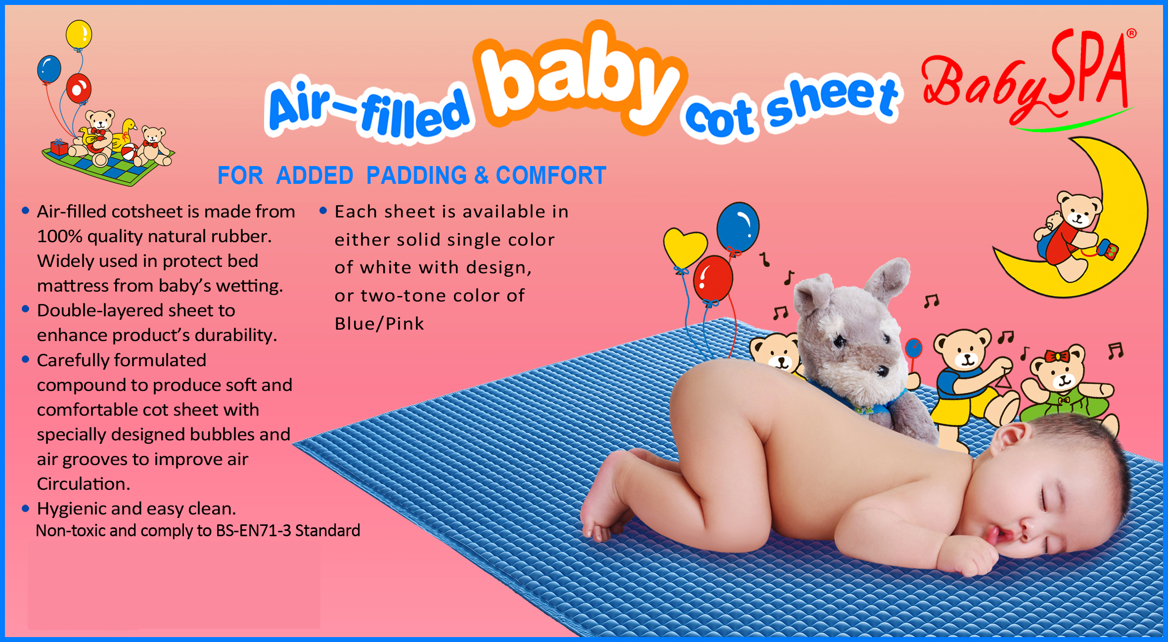 baby-fair BabySPA Cot Sheet